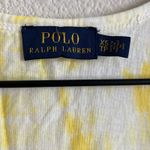 Ralph Lauren Polo  Yellow Tie Dye Dress Midi Side Slit 100% Cotton XS Photo 2