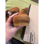 NEW SANITA WOMENS Chestnut LEATHER WOOD CLOGS SHOES SIZE 37 US 6 POLAND DANISH Brown Photo 7