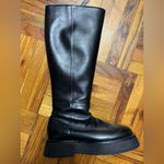 $810 Wandler Women's Black Rosa Leather Knee High Boot Shoes Size 37 Photo 6