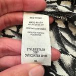 Lily White  Women's Lightweight Open Cardigan Abstract White Black XL Extra Large Photo 7