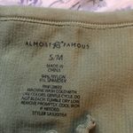 Almost Famous Green Tie Crop Top Photo 3