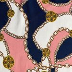 Boston Proper Dress Medium Equestrian Chain Print Short 1/4 Zip Sporty Mod Tunic Photo 13