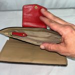 Coach  leather wallet RED Photo 5