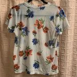 Women's Summer Mesh Short Sleeve Blouse, Round Neck Casual Tee, Size L White Size L Photo 2