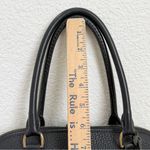 Dooney & Bourke Vintage Black Leather Dome Satchel Purse Bag Photo 5