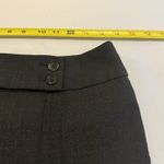 Trina Turk Wool Wide Leg Pleated Cuffed Hem Trouser Gray Pants Trendy Sz 4 EUC # Photo 8