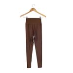Aerie Offline Ribbed Shine High Waisted Crossover Leggings In Relic Brown Small Photo 3