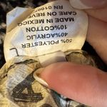 Baja Joe Striped Hoodie Drug Rug Beach Hippie Boho M Oversized Photo 5