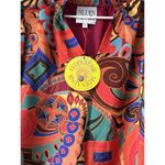 Alden Adair Phoebe Top in Jewel Box Size Medium New Artsy Boho Hippie Vibes Orange Photo 9