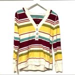 Sonoma  hooded pocket striped button snap Photo 6