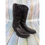 Durango Black Cowboy Boots Women's Size 9 Western Round Toe Spur Ledge Photo 1