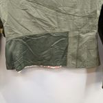 Oilily Olive Green Military Utility Jacket EU 40 Cotton Floral Lined Vintage Y2K Size 8 Photo 8