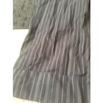 Ann Taylor Loft Women's Stripe Capri Casual Dress Pants Size 10 Black Gray Photo 1