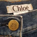 Chloé 💕CHLOE💕 T36 Straight Leg Mid-Rise Jeans ~ Medium Wash Blue Photo 6