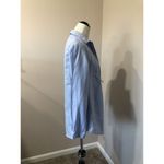 Malvin Hamburg Germany I Love Linen Printed Blouse Top Button Up Shirt Size M Blue Size M Photo 1