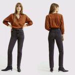 Everlane The High Rise Straight Jean in Washed Black Wash Size 27 Photo 1