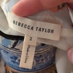 Rebecca Taylor  Floral Silk Shift Dress Dual Lined Size 2 Photo 11