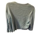 Talbots Crisp Tulip Sleeveless Fit Flare Dress Stripe 14 W/ Blue Sweater Size L Photo 6