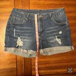 Women's Stretchy Soft Jeans Distressed Look Size XL Blue Photo 4