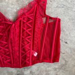 Victoria's Secret Victoria’s Secret Dream Angels Unlined Lace Up Corset Top size M Medium Photo 2