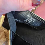 Topshop  gold booties. Size 10nwot Photo 2