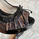 Michael Kors MICHAEL platform High heel shoes Reptile Print Patent Leather 8M Photo 13