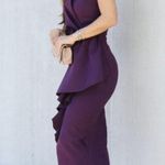 Elliatt NEW Reception Cascade Ruffle Strapless Dress in Purple, Size L $170 Photo 2