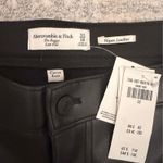 Abercrombie & Fitch Abercrombie the baggy low rise vegan leather pants Photo 1