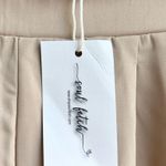 Bermuda Soul fetch women high waist beige shorts NWT small Photo 3