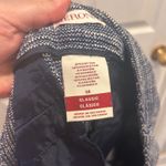 Merona  Women's Classic Blue White Tweed Ankle Pants Size 14 Career‎ Casual Photo 7