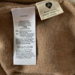 Madewell Wool Blend Colorblock Cowl Neck Turtleneck Sweater Cream Tan Navy Blue Photo 4