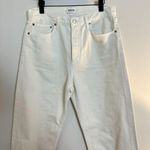 AGOLDE 90's Crop Mid Rise Straight in Wash Fortune Cookie Size US 28 Photo 3