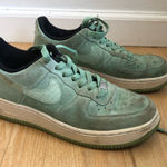 Nike  Air Force 1 size 7.5 women mint green suede Photo 0