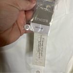 Chico's Chico’s no-iron white‎ button down shirt women’s size 1 professional business Photo 3