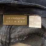 Liz Claiborne VTG  Denim Maxi Skirt Western Equestrian Boho Dark Wash Blue Sz 14 Photo 5