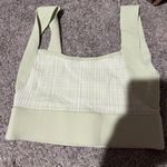 C/MEO COLLECTIVE Cmeo Collective Relaunch Sleeveless Knit Crop Top in Citron Check S Photo 5
