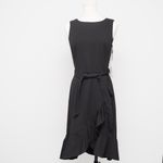 Calvin Klein . Women's Scuba-Crepe Belted Ruffle Mini Dress. New! Photo 1