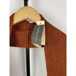 Echo Rust Red Metallic Modal Blend Knit Infinity‎ Scarf Photo 4
