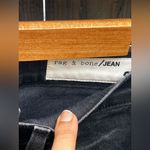 Rag and Bone 10 Inch Crop Flare Raw Hemp Jeans In Blackthorne Photo 6