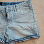 Armani Exchange High Rise Denim Shorts Size 25 Photo 3