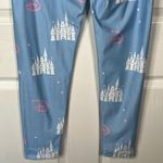 Disney  Light Blue Castle Print Leggings Photo 2