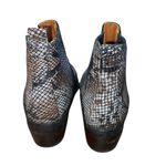 Eric Michael python embossed leather booties Photo 3