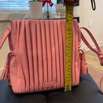 Fossil  Rayna Pleated Drawstring Bubblegum Pink Crossbody Bag Photo 6
