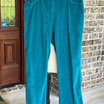 Jones Wear Comfy Teal Corduroy Pants Photo 1