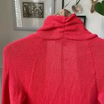 Lilly Pulitzer Tatum Open Cardigan Sweater Spicy Coral Tassel Fringe $128 S Photo 5