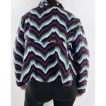 Urban Outfitters NWT  Half Zip Cropped Zig Zag Fleece Size Medium Photo 1