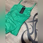 New 21 Saints Ruched Green One Piece Swim Suit | Body Suit Size M Photo 1