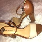 Antonio Melani Chestnut Leather Heel Photo 0