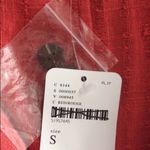 Free People Slouchy Jumpsuit Cotton Red Woven Size S New w/Tag Photo 10