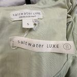Saltwater Luxe  Green Ribbed Long Sleeve‎ Bodysuit Size Small NWT Photo 3